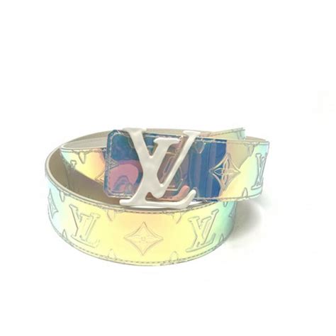 iridescent louis vuitton belt|louis vuitton lv heritage belt.